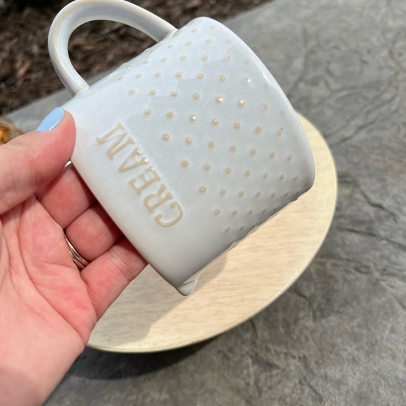 Better Homes and Gardens Creamer Ceramic Pitcher Modern Farmhouse Shabby Chic - Picture 4 of 7